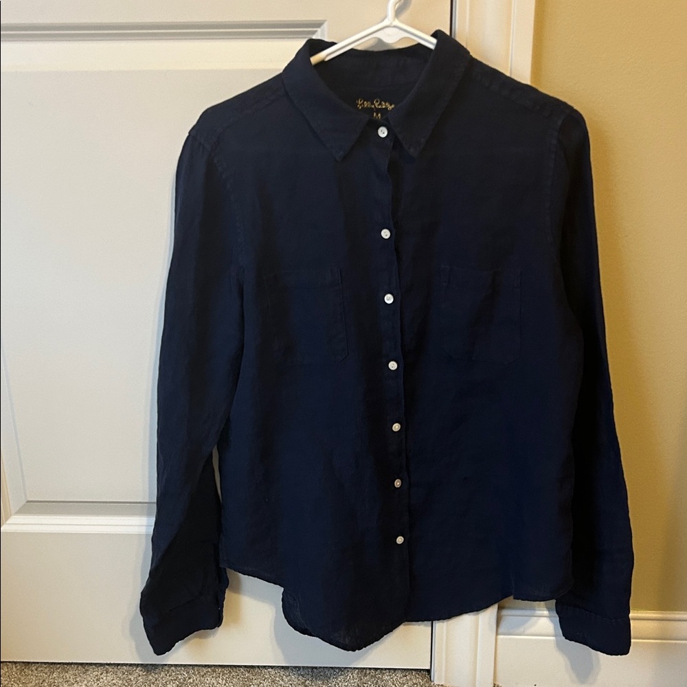 Lilly Pulitzer Navy Blue Shirt